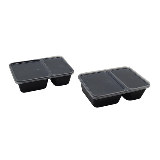 Rectangle 500 ml 2-CP Container with Clear Lid