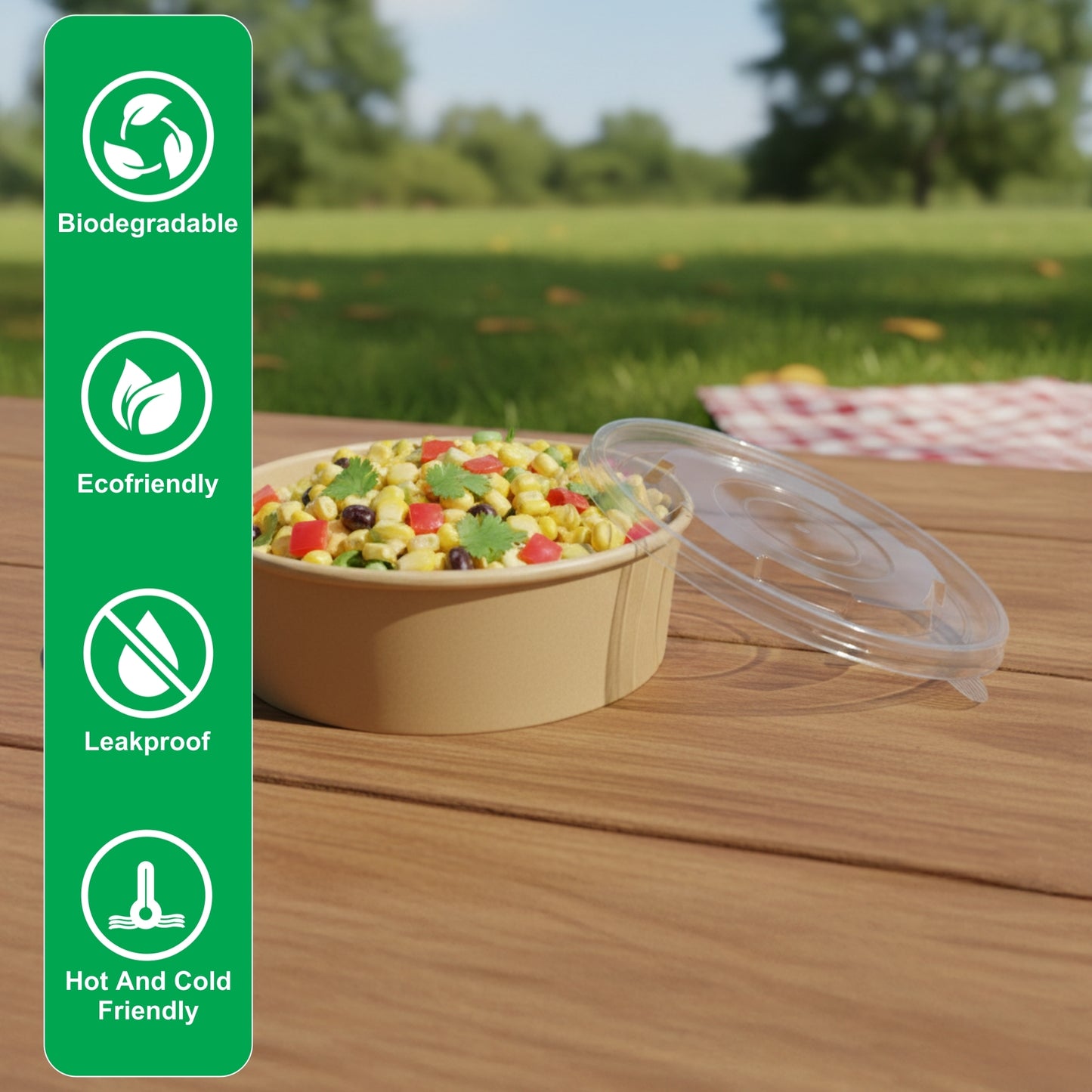 500 ml Paper Salad Container