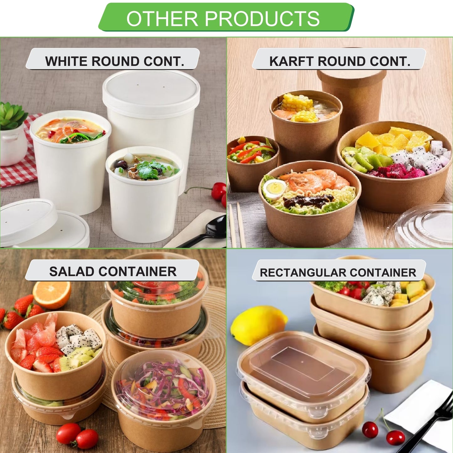 26 oz Square Paper Container