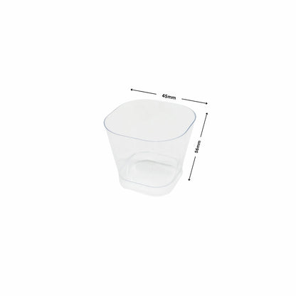 NP PS 14 Square Container 125ml With Lid