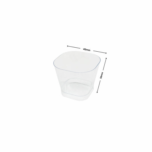 NP PS 14 Square Container 125ml With Lid