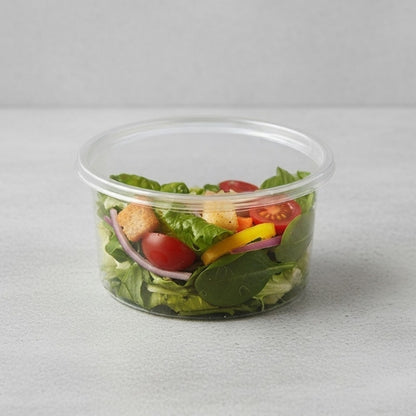 500 Ml Pet Container With Lid DLX (1353A)
