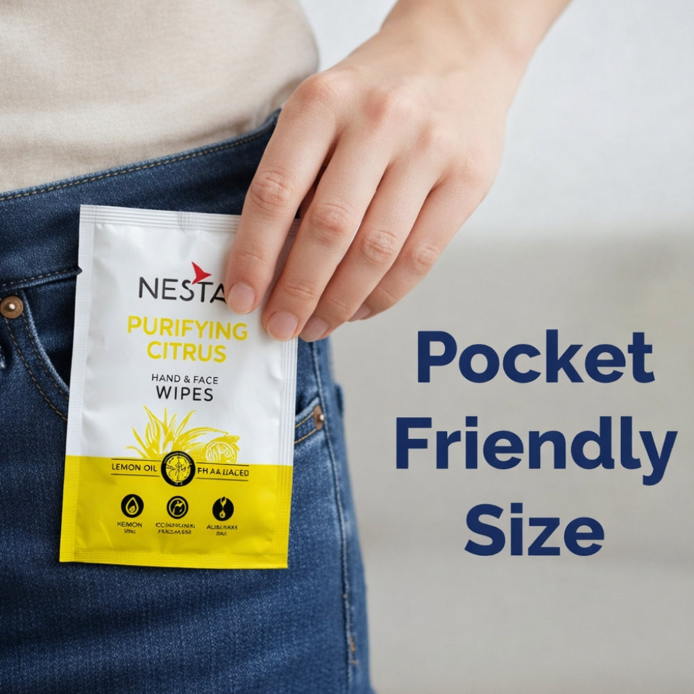 Purifying Citrus Hand & Face Wipes