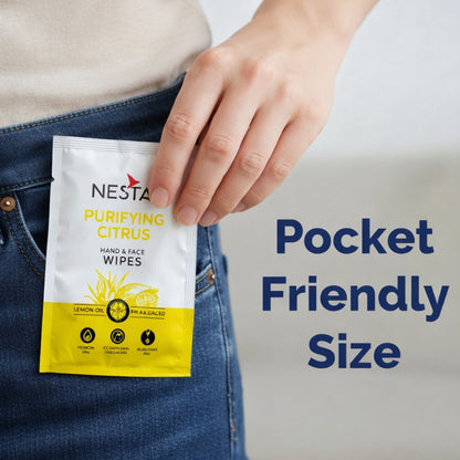 Purifying Citrus Hand & Face Wipes