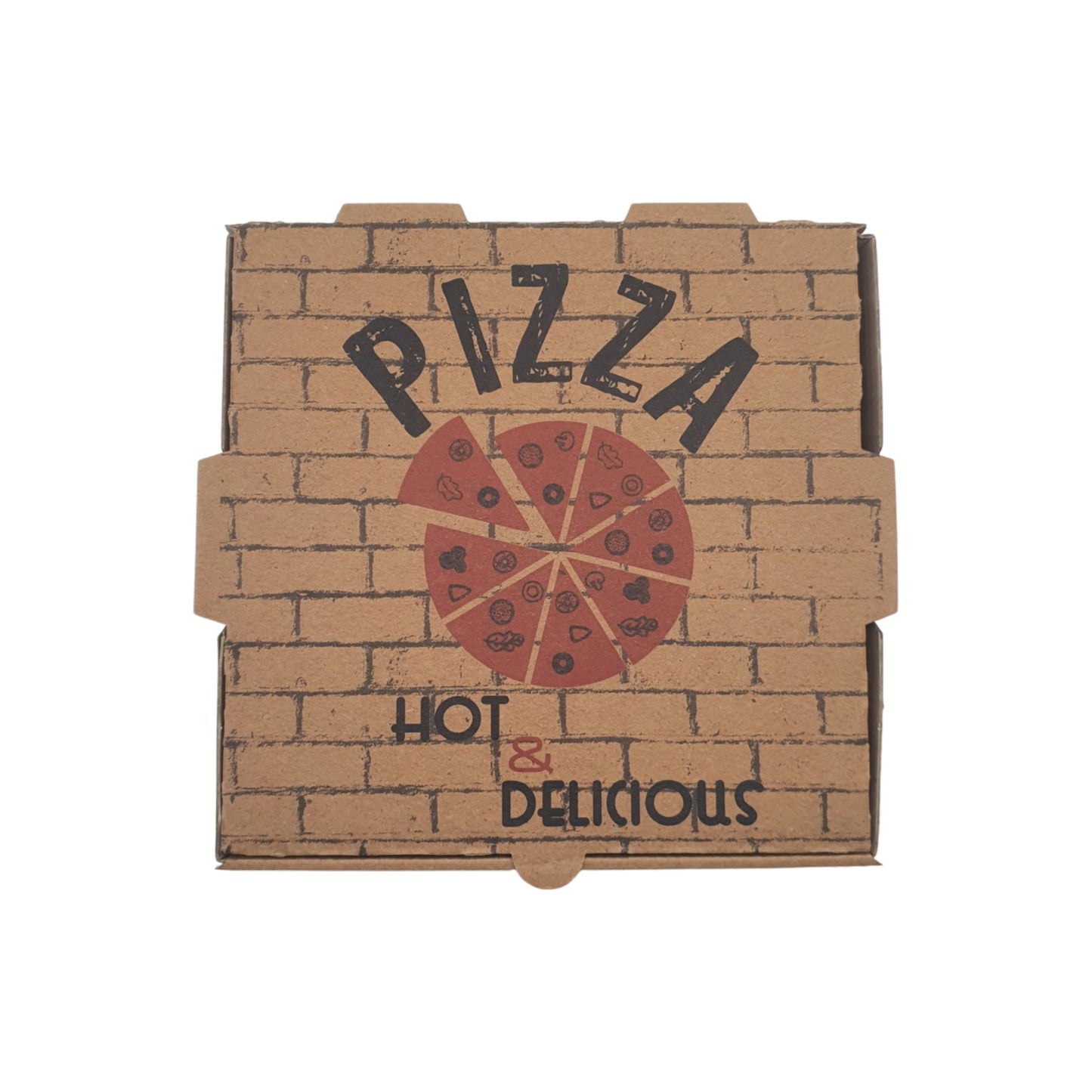 Brown 8 inch Pizza Box