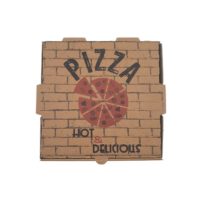 Brown 8 inch Pizza Box