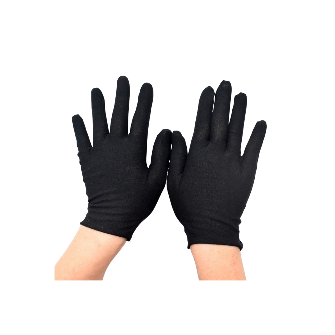 Cotton Hand Gloves – Black