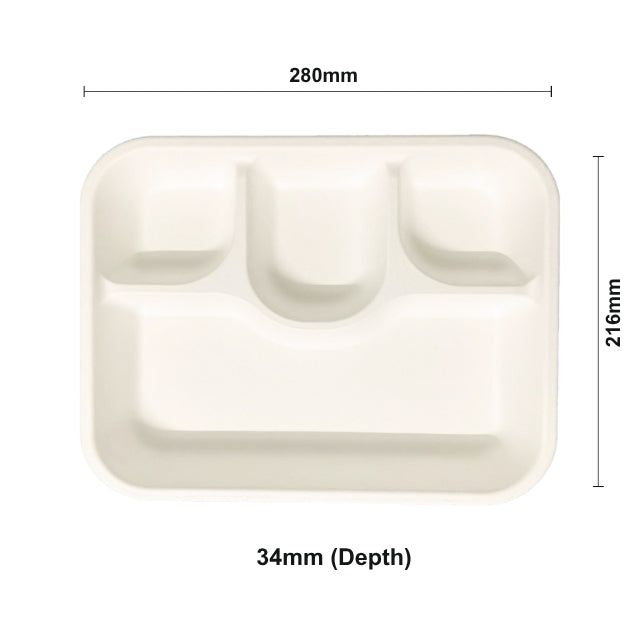 BW 4Cp Meal Tray with lid