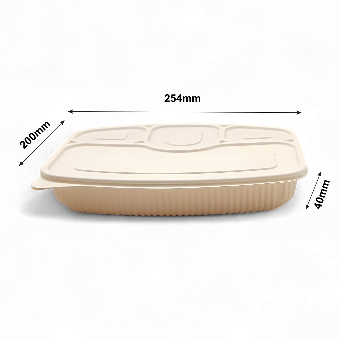 DB 4CP Cornstarch Meal Tray (WL)