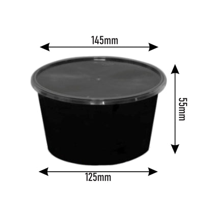 750 ml Flat Container (145 DIA)
