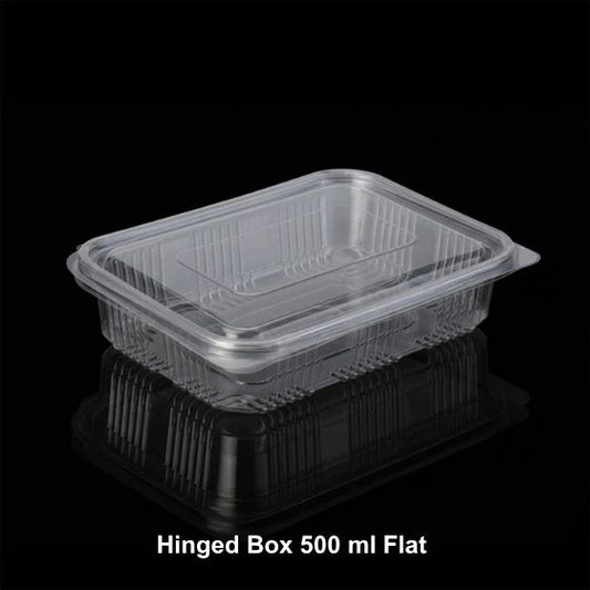 Hinged Box 500 ml Flat