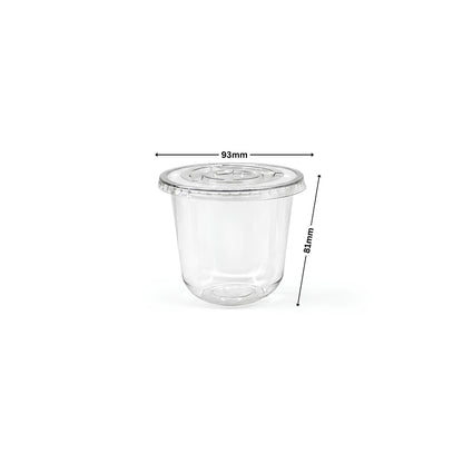 300ML (10 Oz) U-Shape PET Glass