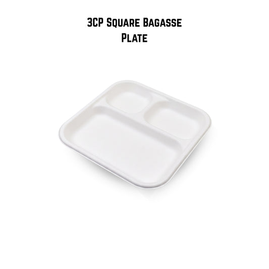 3CP NP SQ Bagasse Plate