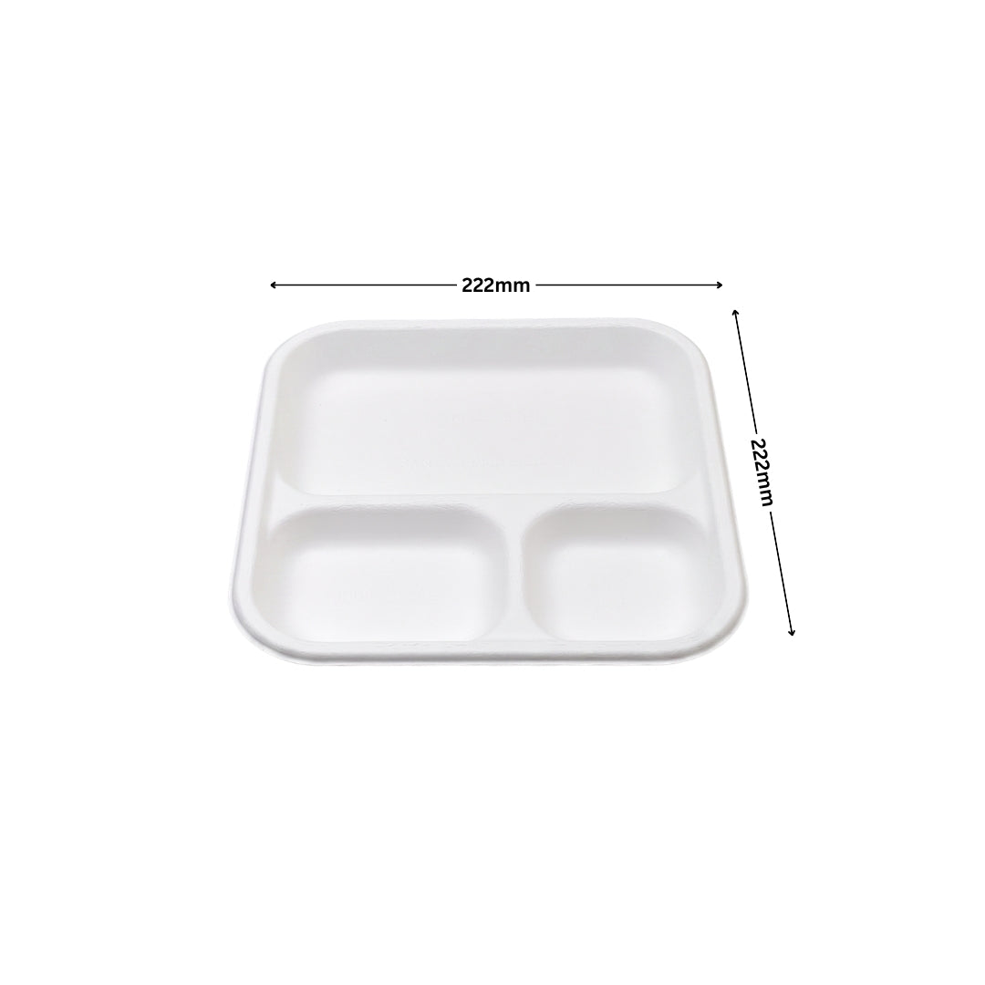3CP NP SQ Bagasse Plate