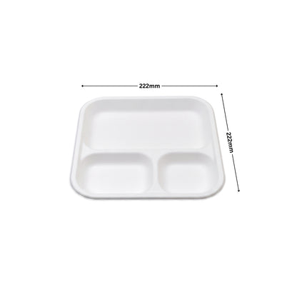 3CP NP SQ Bagasse Plate