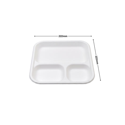 3CP NP SQ Bagasse Plate