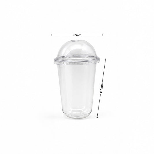 420ML (14 Oz) U-Shape PET Glass