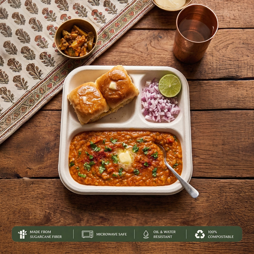3CP NP SQ Bagasse Plate