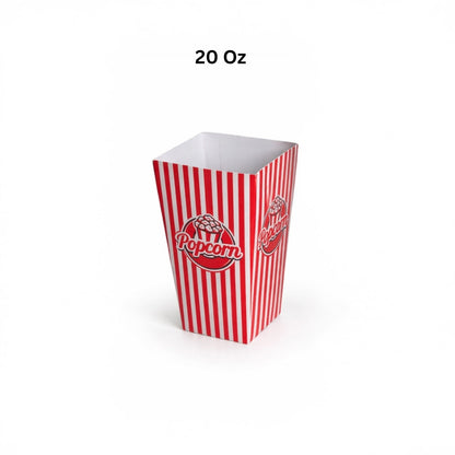 PNS 20 oz Popcorn Box Printed (Red Color)