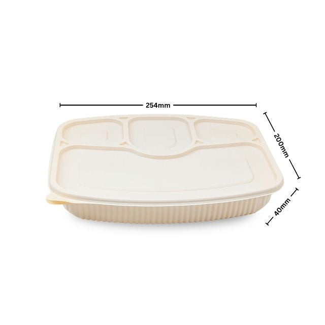 DB 4CP Cornstarch Meal Tray (WL)
