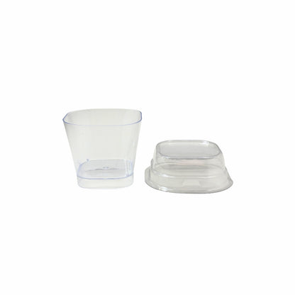 NP PS 14 Square Container 125ml With Lid