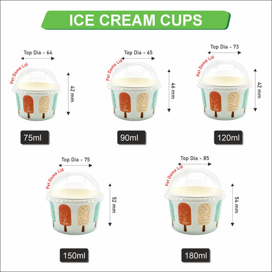 90 ML Ice Cream Cup – 2 PE