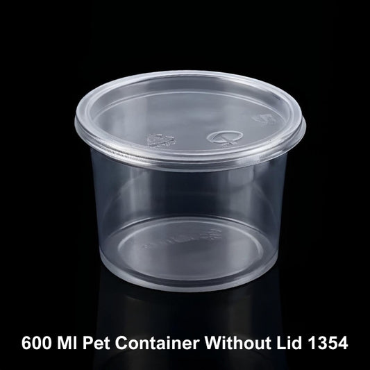 600 ML PET CONTAINER (120DIA) WITHOUT LID
