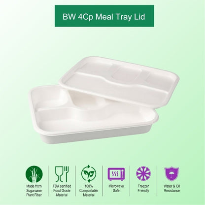 BW 4Cp Meal Tray with lid