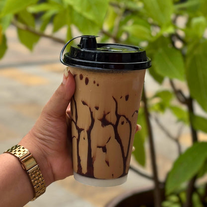 500 ml Paknserve Sipper Container Frosted Finish with Black Lid (90D)