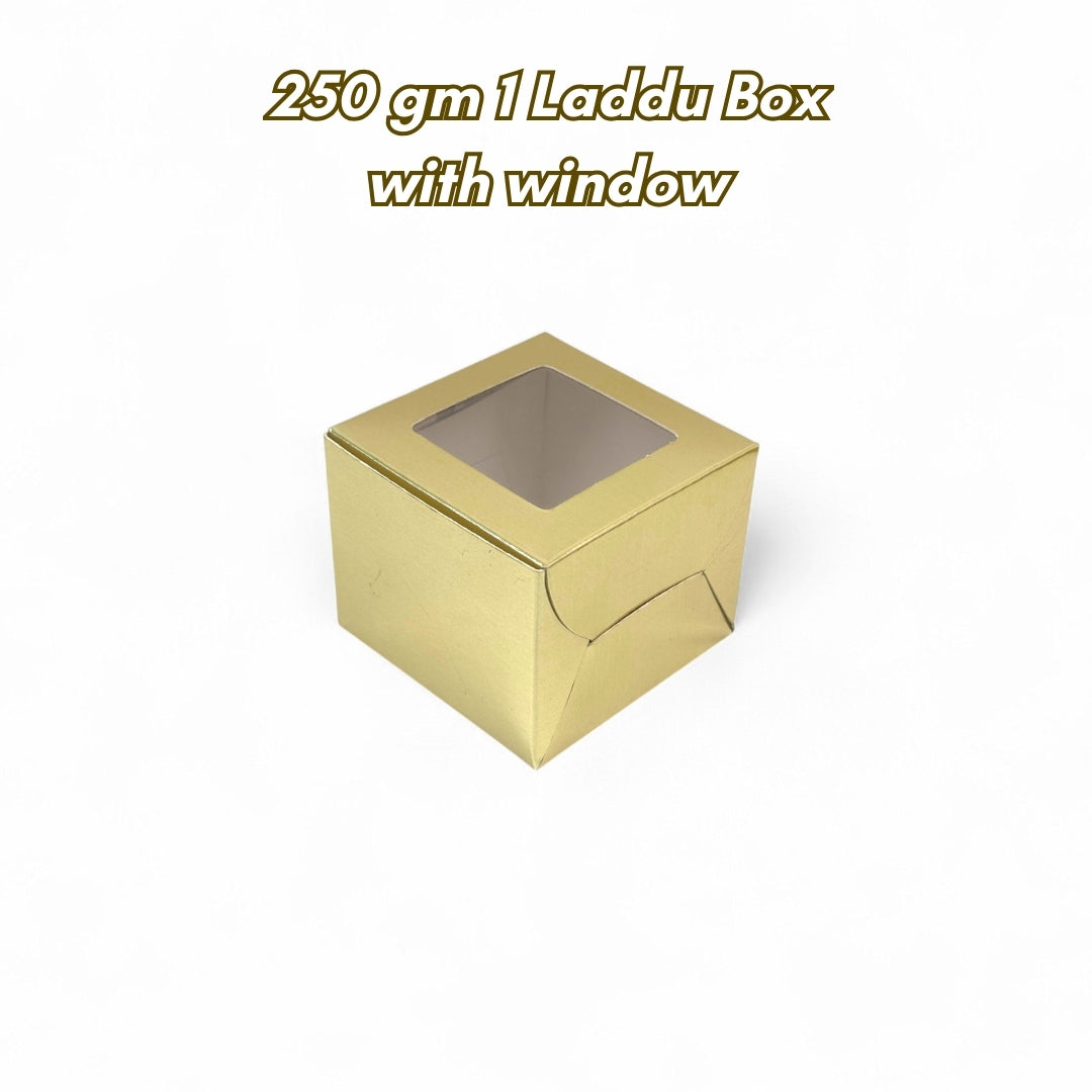 Golden Sweet Box 250g x 1 Laddu (With Window)