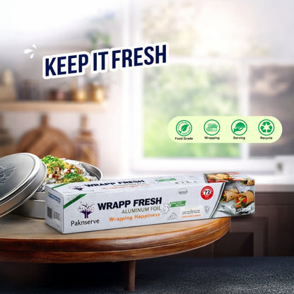 Wrapp Fresh Aluminium Foil – 72 Meter