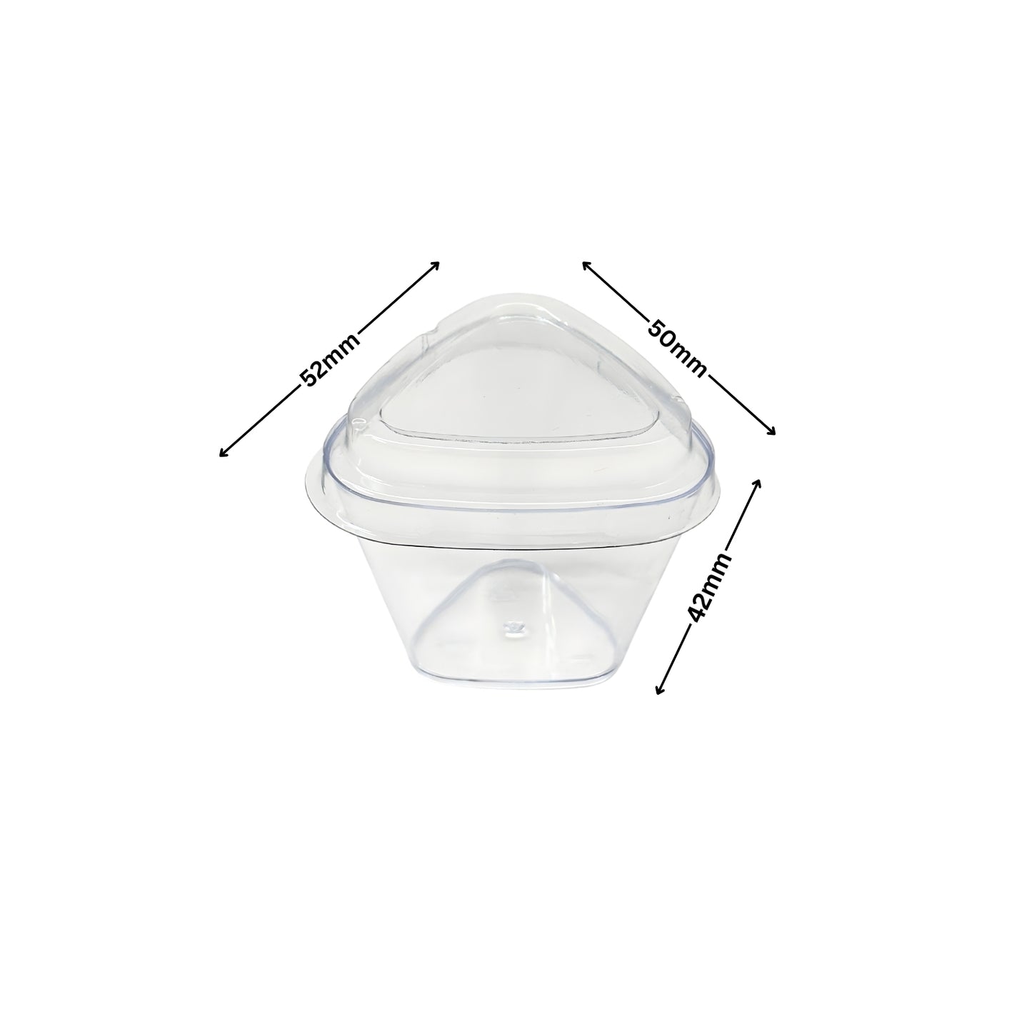 NP PS 3 Triangle Small Cup 60ml With Lid