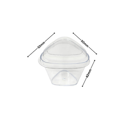 NP PS 3 Triangle Small Cup 60ml With Lid