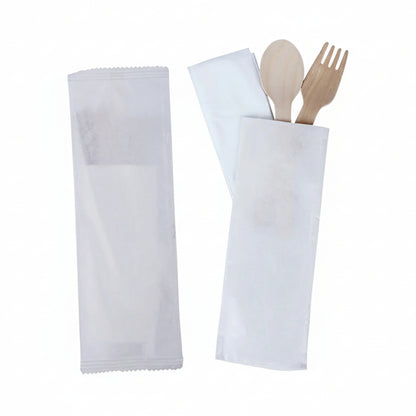 Cutlery Set No.2 (16 cm Spoon + Fork + Tissue)