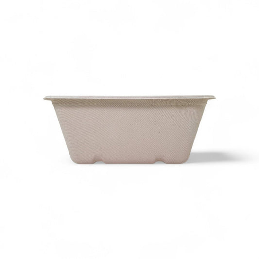 Bumboo 1000ml Bagasse Rectangle Container With Lid
