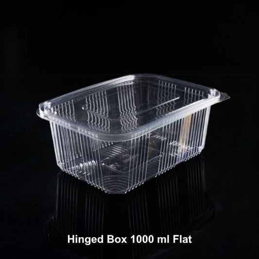 1430 Hinged Box 1000 ml Flat