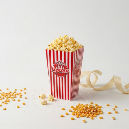 PNS 20 oz Popcorn Box Printed (Red Color)