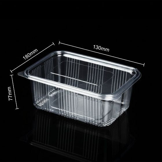 1430 Hinged Box 1000 ml Flat
