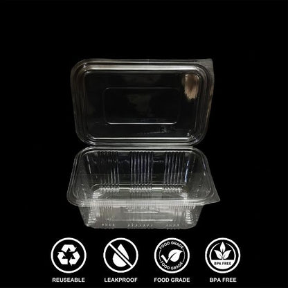 1430 Hinged Box 1000 ml Flat