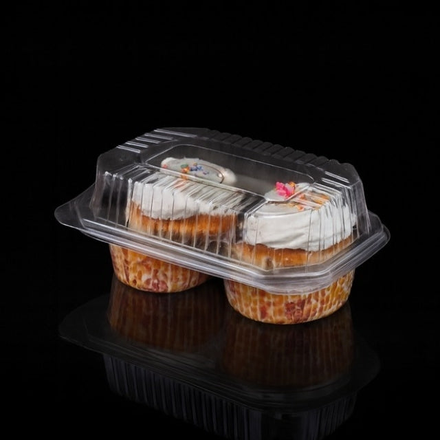 Hinged Box 180 × 150 × 60 – 2 Cup Cake