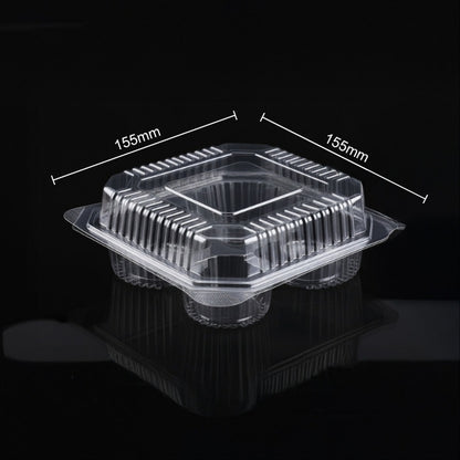 Hinged Box 155 × 155 × 60 – 4 Cup Cake