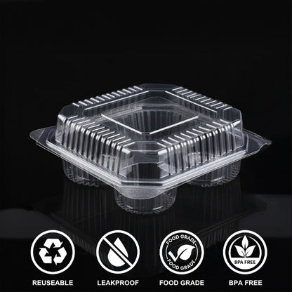 Hinged Box 155 × 155 × 60 – 4 Cup Cake