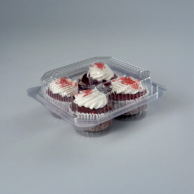 Hinged Box 155 × 155 × 60 – 4 Cup Cake