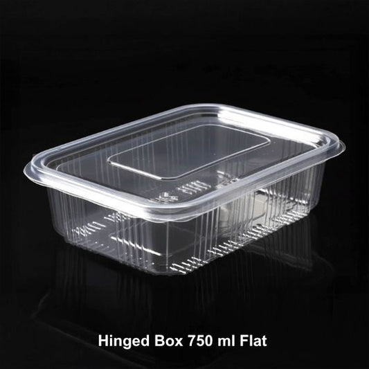 Hinged Box 750 ml Flat