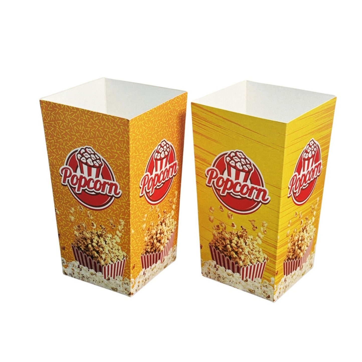 PNS 20 OZ Popcorn Box Printed (Yellow Color)