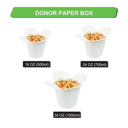 24 OZ Paper Donor Box