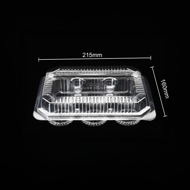 Hinged Box 215 × 160 × 60 – 6 Cup Cake