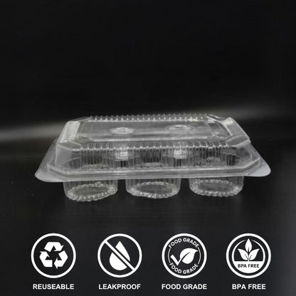 Hinged Box 215 × 160 × 60 – 6 Cup Cake