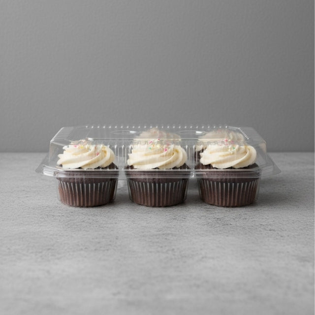 Hinged Box 215 × 160 × 60 – 6 Cup Cake