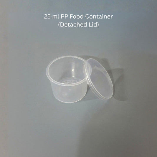 25 ml PP Food Container (Detached Lid)